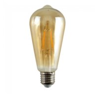 FILAMENT DIMMABLE LED LAMP ST64 Vintage Amber  Tear Drop 