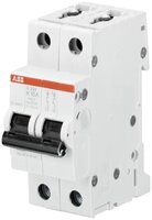 2CDS252001R0157 ABB S202K0.5 Double-Pole MCB K0.5A 6kA