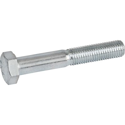 DIN 931 Hexagon Head Bolt 1/2"x2 1/2" Steel Zinc-Plated 8.8