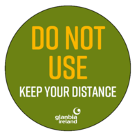 Circular "Do Not Use" Vinyl 300x300mm