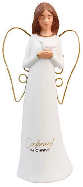 Porcelain Angel Statue/Confirmation  (F39712)