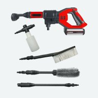 COBRA 24V LI-ION PRESSURE WASHER COMES WITH ATTACHMENTS 2AH BATTERY AND CHARGER