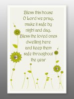 Glass Plaque - Home Blessing   (32406)