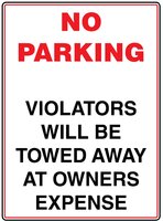 Traffic & Parking Signs - Available in Sign Material - PVC, ACM, ADHESIVE