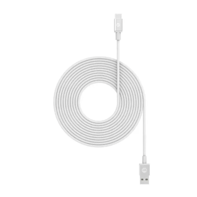 Mophie Charge and Sync Cable-USB-A to USB-C White &ndash; 3m