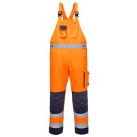 PORTWEST DIJON HI-VIS BIB & BRACE