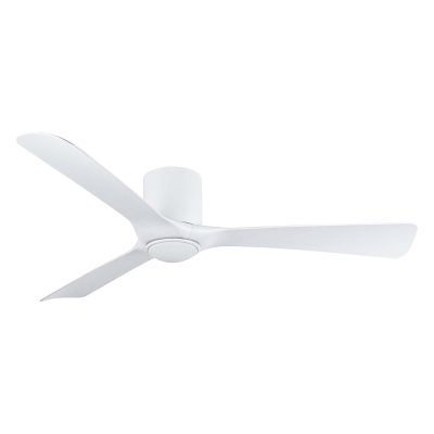 Martec Fresno 52" DC with LED Light White Close to Ceiling Fan