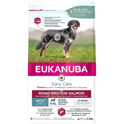 Eukanuba Adult Daily Care Mono Protein Salmon 3 x 2.3kg