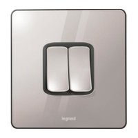 Legrand Synergy 10 Amp 2 Gang 2 Way Switch | LV0501.3259