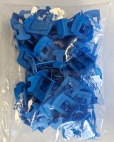 SolidTools Tile Levelling Clips 1.5mm Mega Lift 15-26mm Bag 100 Blue 6494