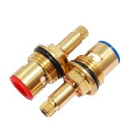 1/2" Pair Ceramic Tap Cartridge Hot/Cold CC10