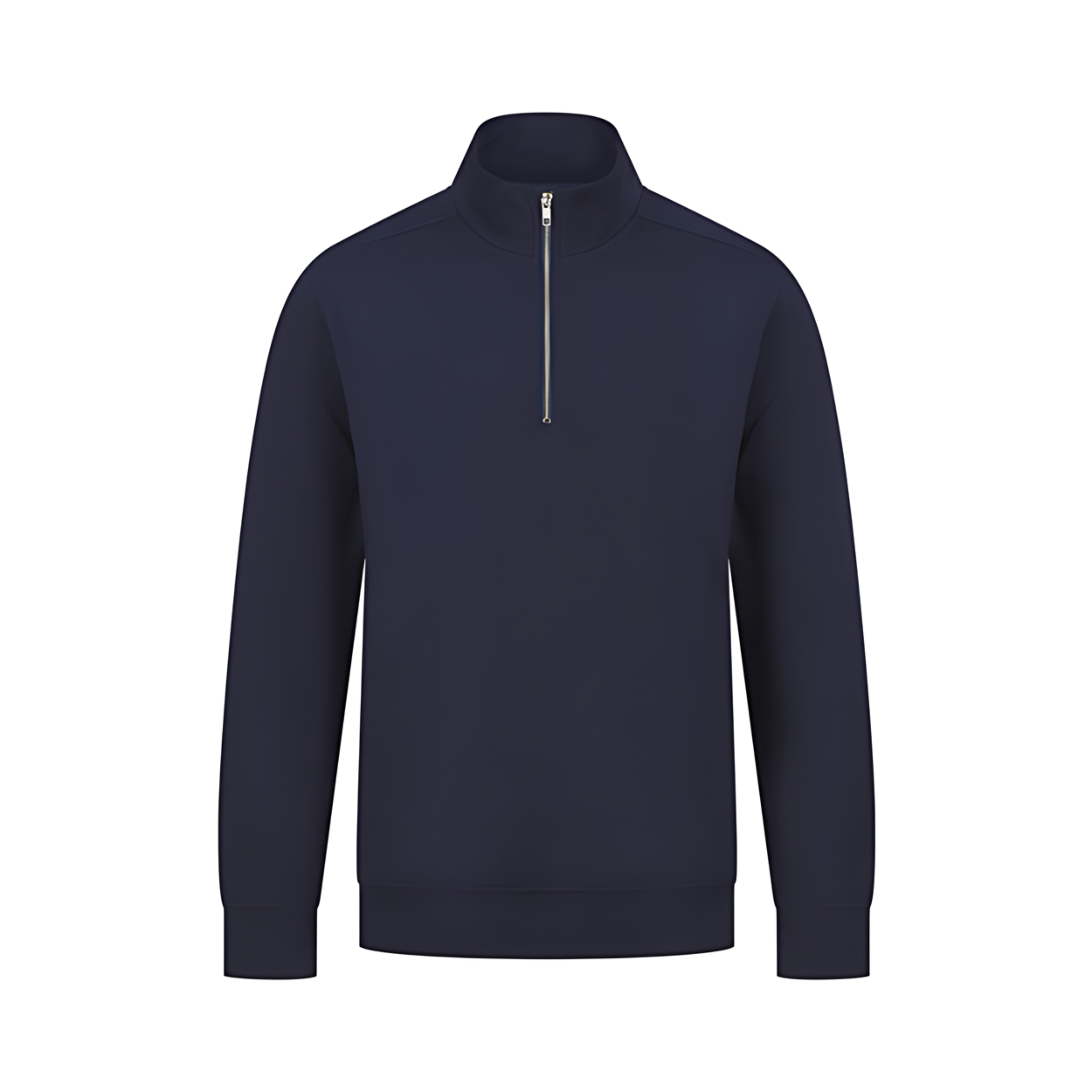 Henbury Sustainable 1/4 Zip Sweatshirt, Navy