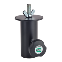 Euromet BSX36 36mm Lighting Stand Adapter with M10 x 30mm Thread