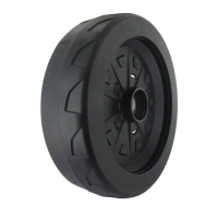 GGP / STIGA - WHEEL WITH BEARINGS [ Ø200mm ]