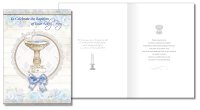 Card/Baptism of your Baby Boy with Insert   (22665)