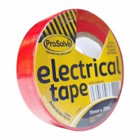 RED INSULATING TAPE 19MM X 20 METRES PACK OF 10