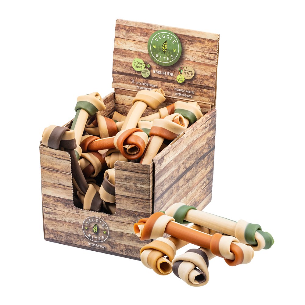 Veggie Bites Coloured Knots