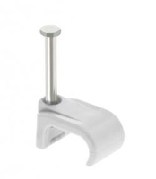 UNICRIMP 11X22MM WHITE FLAT CLIPS (100 pc)