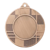 45mm Medal with Criss Cross Design (Bronze)