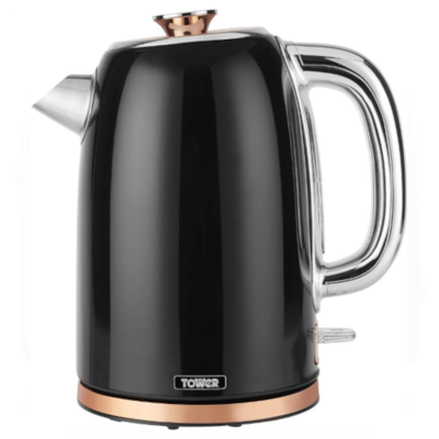 Tower 1.7L Kettle - Rose Gold/Black