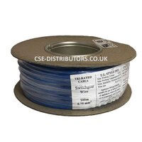 Tri Rated Flexible Panel Cable - 0.75mm2 Blue / TRI-0.75-BLUE