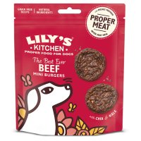 Lilys Kitchen Dog Treats The Best Ever Beef Mini Burgers 8x70g