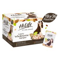 HiLife Dog Pouch The Wholesome Hamper 18pk x 2
