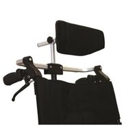 Karma wheelchair headrest provides added comfort for wheelchair users.