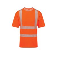 PULSAR&reg; LIFE Short Sleeve T-Shirt Orange - Bamboo Content