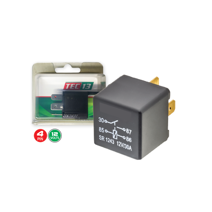 Relay 30AMP 12V 4-Pin