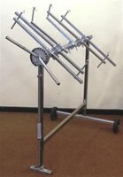 Euro rotating panel stand