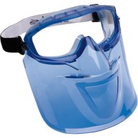 Bolle Atom Clear top vent closed safety goggle with mouth guard