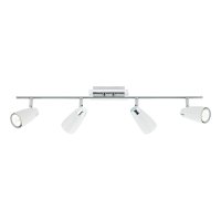 LOFT 4LT BAR SPOT POL CRH MATT WHITE GU10 LED INC
