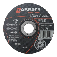 Abracs Phoenix II Black Edition Extra Thin Disc, 115mm x 1.0mm x 22mm,  25/Pack