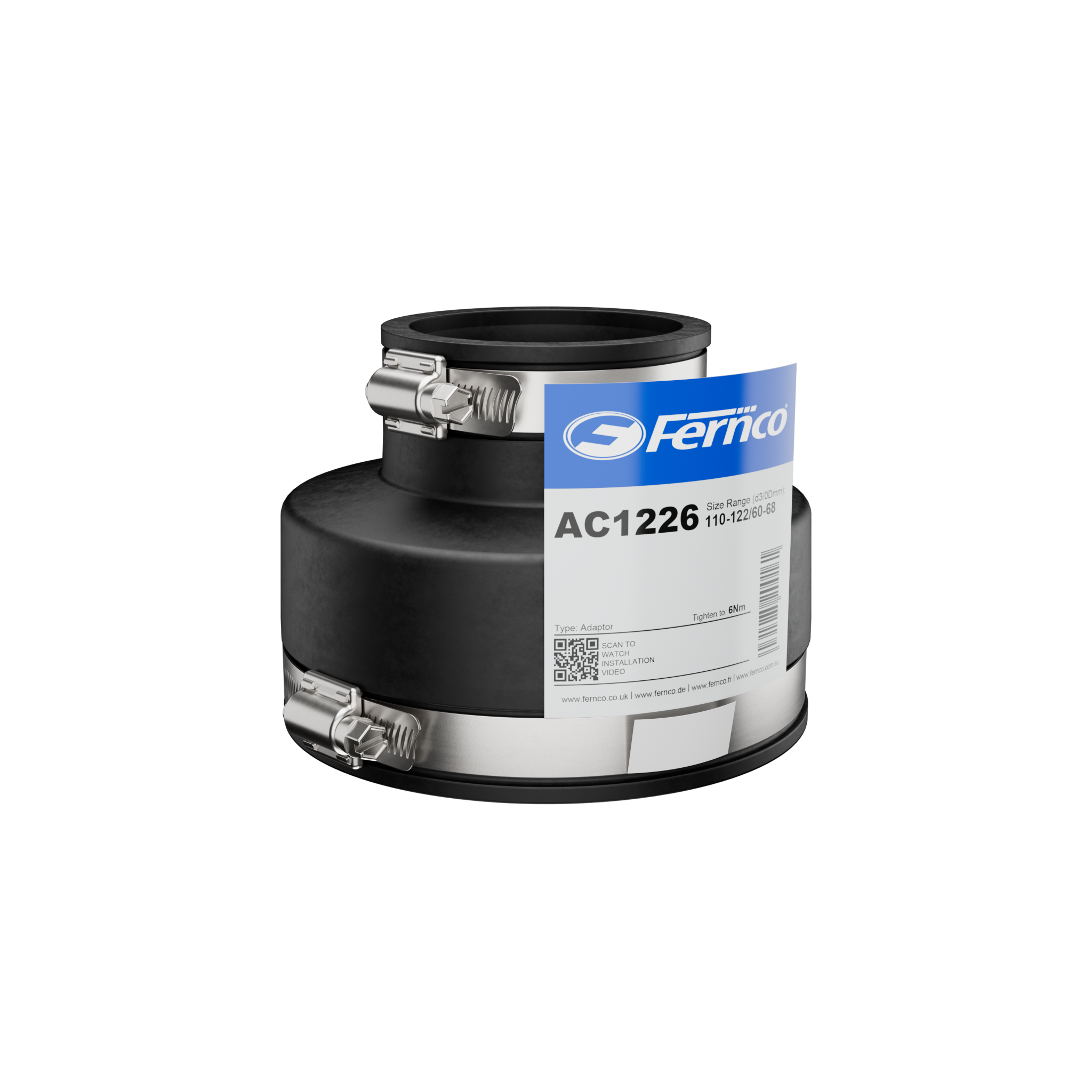 Adaptor Coupling AC1226 110-122/60-68mm