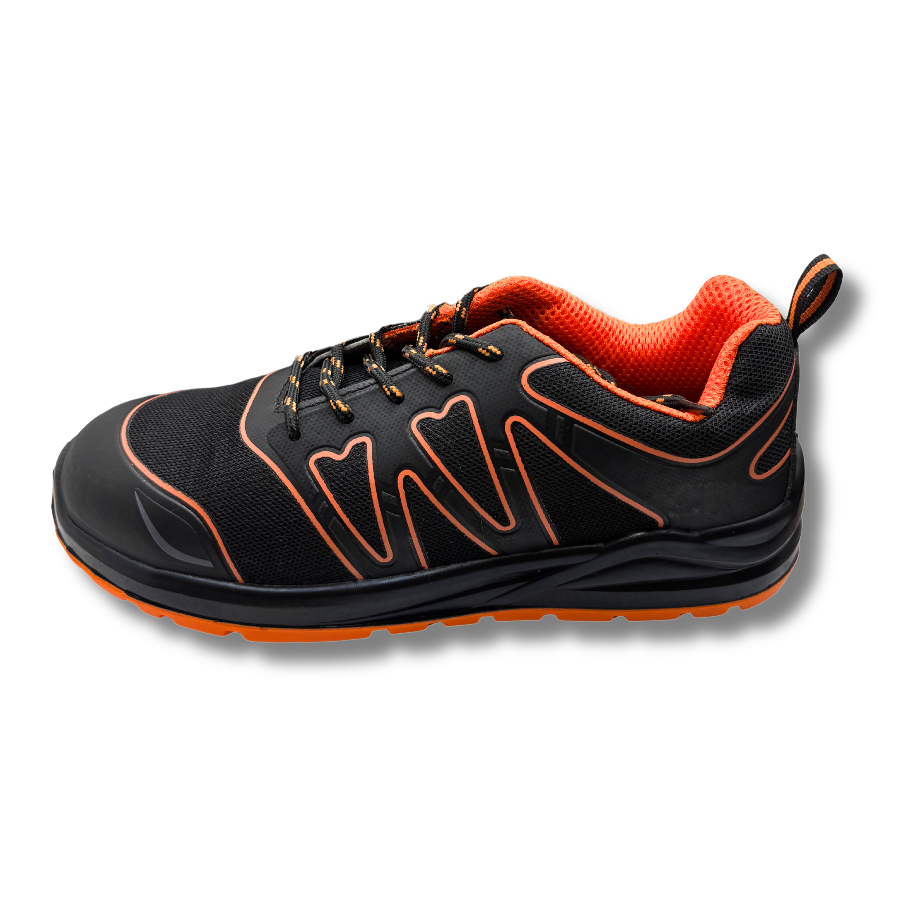 Bodytech California S1P SRC Black & Orange Laced Safety Trainer