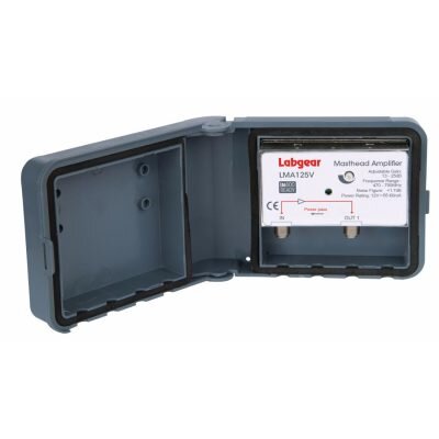 Labgear 1-In 1-Out Variable Gain Masthead UHF Amplifier