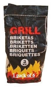 3 KG  GRILL CHARCOAL BRIQUETTES