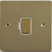 Flat Plate Polished Brass 13A UNSW FSD CON WH | LV0701.0465
