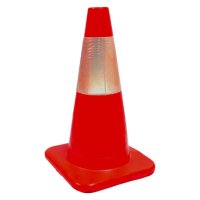 Traffic Cone, 18" with Reflective Collar