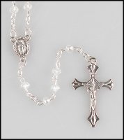 Loose Glass Rosary/Crystal - AB Finish (L/63363)