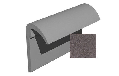 Segmental Mono Ridge Roof Tile Antique Brown