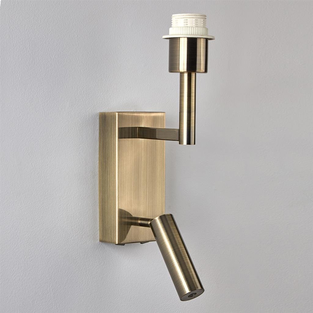 Searchlight Victoria Antique Brass Reader Light