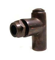 12mm x 3/8" CHROMED BRASS GAS REST ELBOW 6001