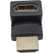 HDMI Right Angled Adaptor showing 90-degree bend - PROHDAPRA