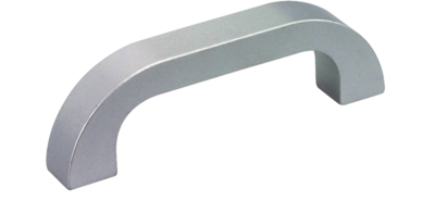 Aluminium Bow Type Handle  Length 144 Height 45 Natural Anodised Carrying Capacity 750N