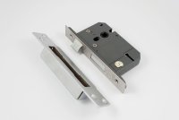 J73061 SATIN CHROME 63mm 5L MORTICE SASHLOCK (BS3621)