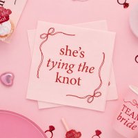 She's Tying The Knot Paper Napkins  - Pack of 16