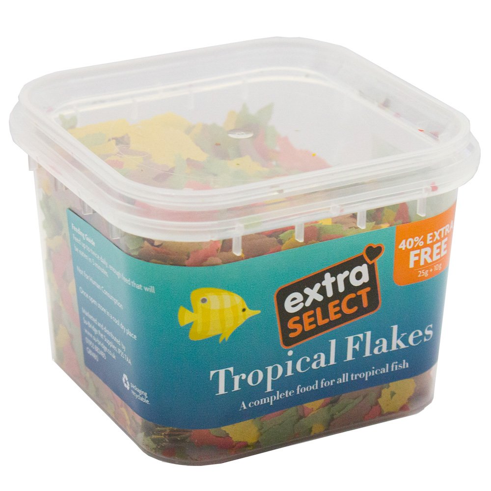 Extra Select Tropical Flake 12x25gm + 40% Extra Free