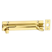 PREMIER 4" BRASS CRANKED DOOR BOLT
